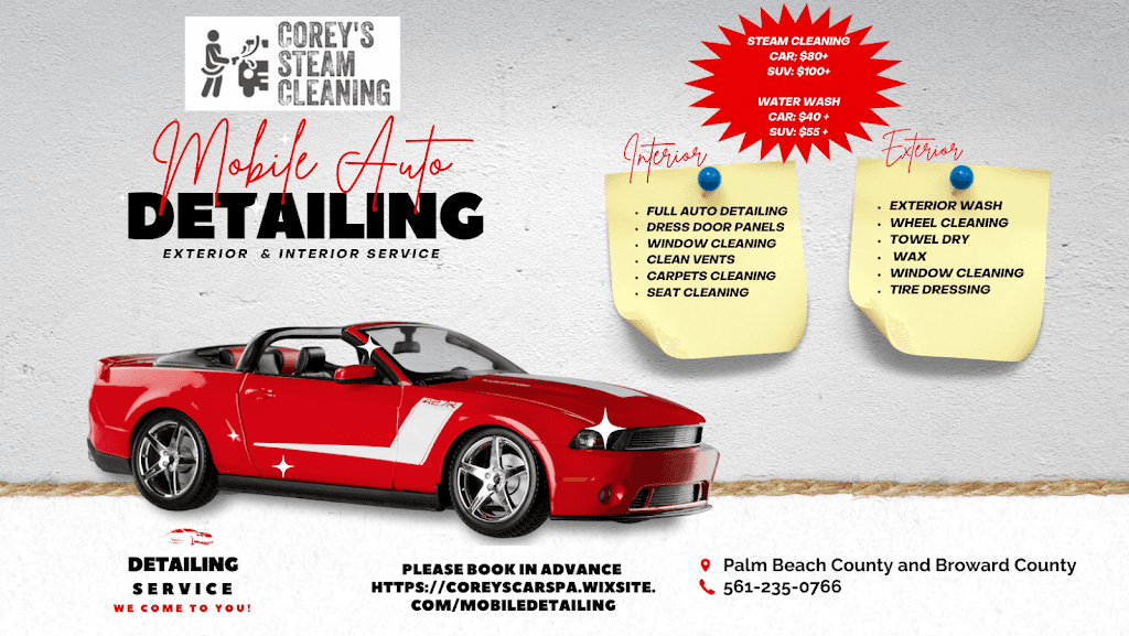 Corey's Steam Cleaning Services featured