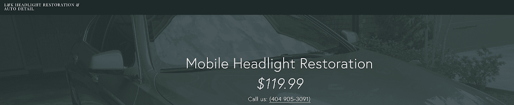 LK Headlight Restoration & Auto Detail featured