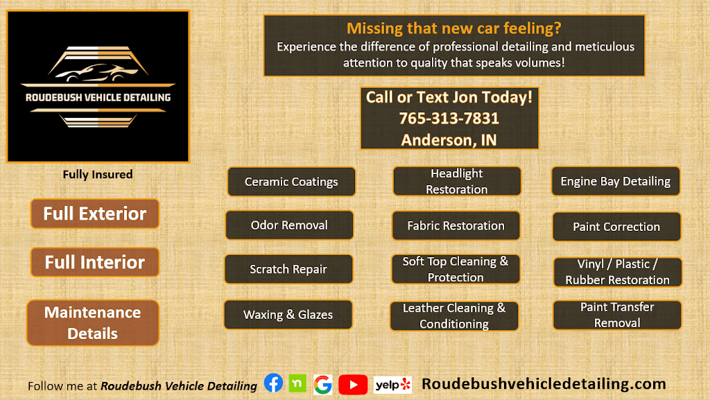 Roudebush Vehicle Detailing featured