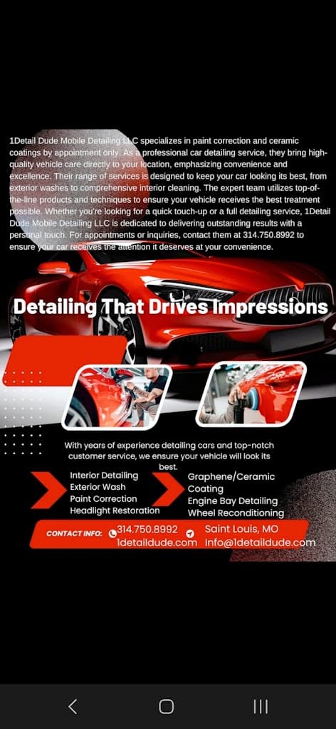 1Detail Dude Mobile Detailing LLC featured