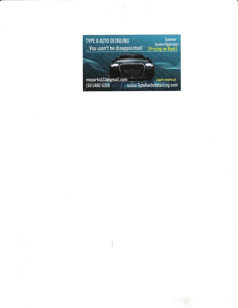 Type "A" Auto Detailing & Hand Car Wash featured