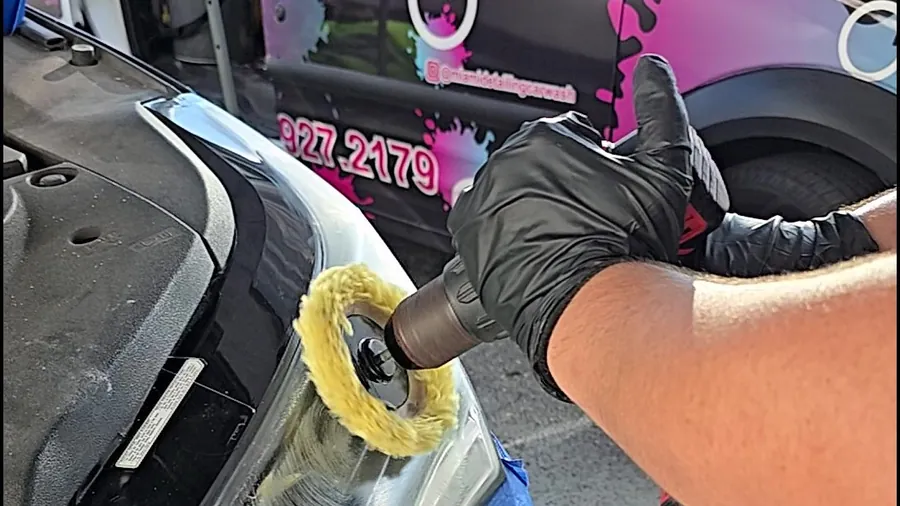 Detailing work by Miami Detailing Car Wash